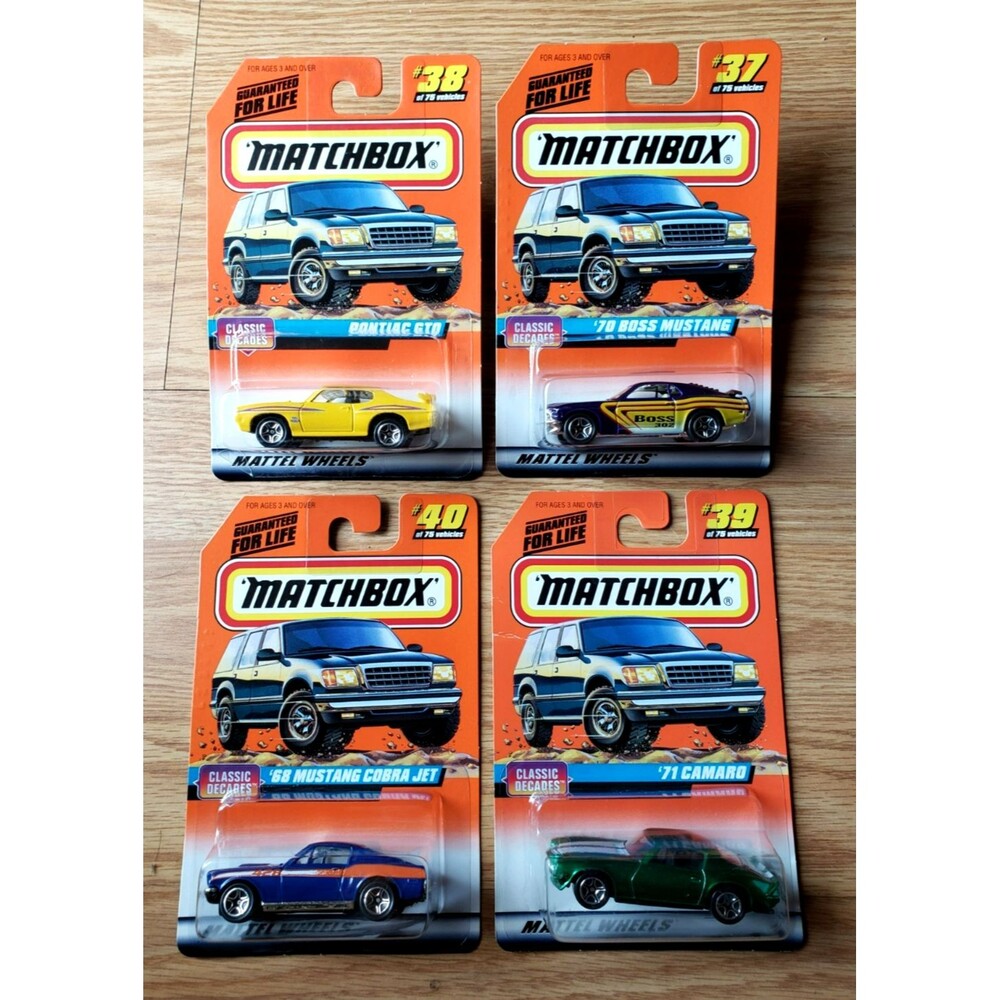 VTG 1998 MATCHBOX CLASSIC DECADES SERIES #37 #38 #39 And #40 LOT OF 4